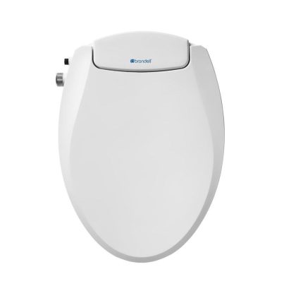 Brondell S101-EW Swash Ecoseat Elongated Bidet System, Plastic