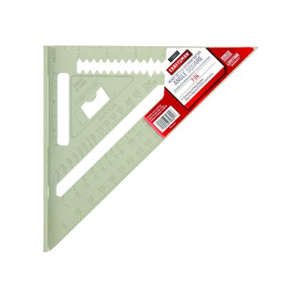 Craftsman 00939601 Aluminum Rafter Square, Gray, 7 inch