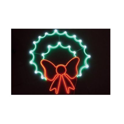 Celebrations 21YF0538 LED Christmas Wreath Silhouette, 3 Feet