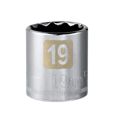 Craftsman CMMT44308 Metric Standard Socket, 19 MM x 3/8 Inch