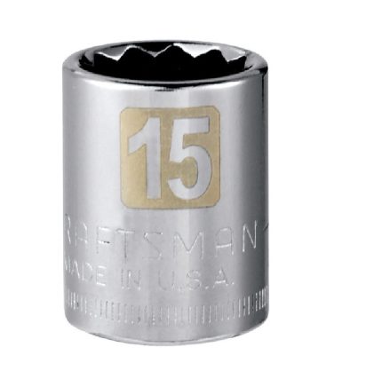 Craftsman CMMT44306 Metric Standard Socket, Alloy Steel