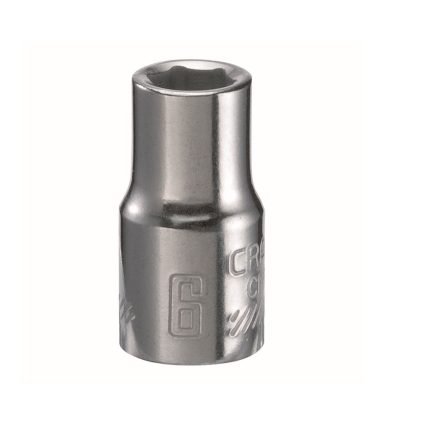 Craftsman CMMT43502 Metric 6 Point Standard Shallow Socket, 6 MM x 1/4 Inch
