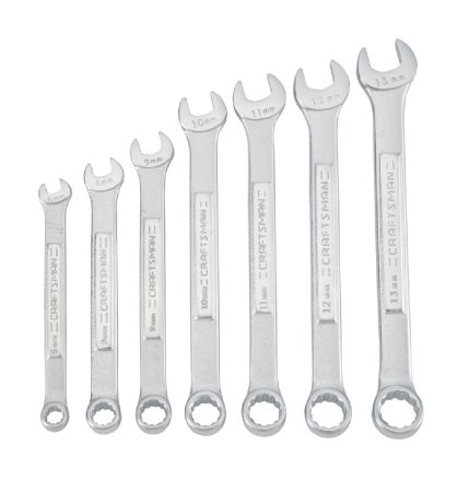 Craftsman CMMT21086 Metric Wrench Set, Silver