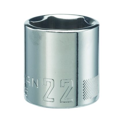 Craftsman CMMT43585 6 Point Standard Shallow Socket, 22 MM x 3/8 inch