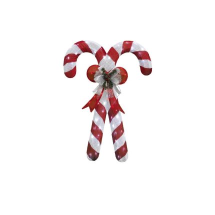 Celebrations DH102417 Christmas Lighted Candy Can Yard Decor, 42 Inch