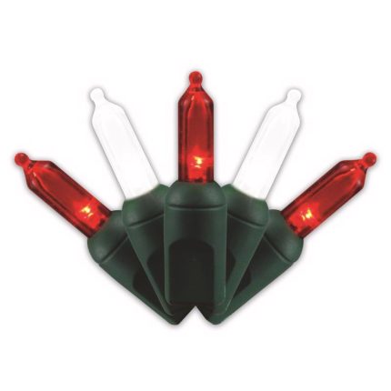 Celebrations T550CCSA Platinum LED T5 String Christmas Lights, Red/White