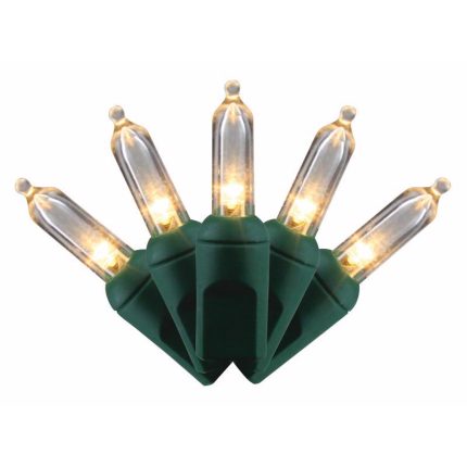 Celebrations T550WW6A Platinum LED T5 String Christmas Lights, Warm White