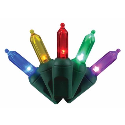 Celebrations T550MU6A Platinum LED String Christmas Lights, 25 Feet