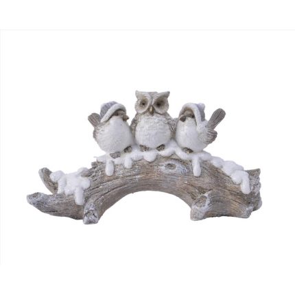 Decoris 530765 Snowy Indoor Christmas Decor, Poly Magnesium