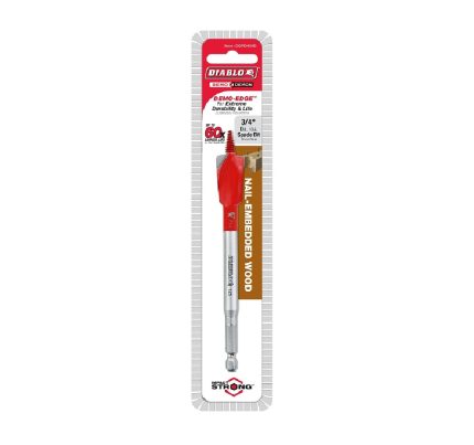 Diablo DSPD4030 Spade Bit, 3/4 in Dia