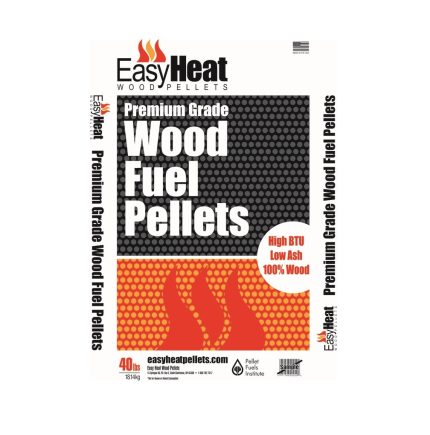 Easy Heat PELLET-PREM-TON Wood Pellet Fuel, 40 lb