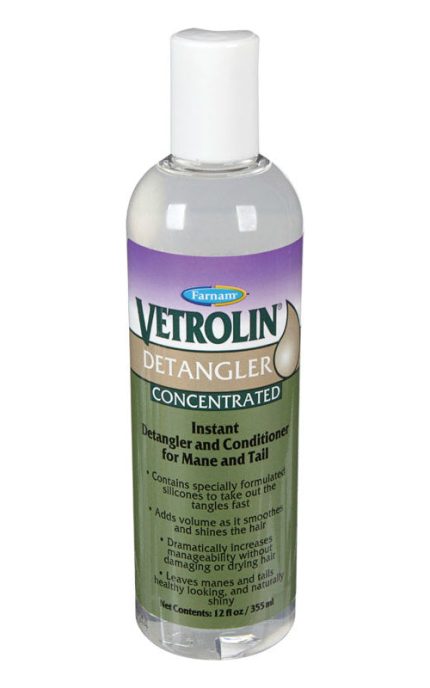 Farnam 3004960 Vetrolin Detangler and Conditioner For Horse, 12 oz.