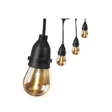 Feit Electric SL24-12/FIL/REM LED String Lights, 120 Volt