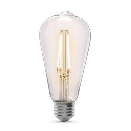 Feit Electric ST19C927CADDFLD ST19 LED Dusk to Dawn Bulb, 8.8 Watts