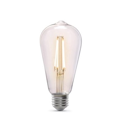 Feit Electric ST19C950CADFILD ST19 LED Dusk to Dawn Bulb, 8.8 Watts, 120 Volt