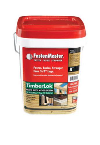 Fastenmaster FMTLOK08-250 Timberlok Wood Screw, 8