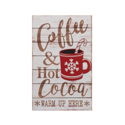 Gerson 2490320 Christmas Coffee-Hot Cocoa, 18.9 Inch