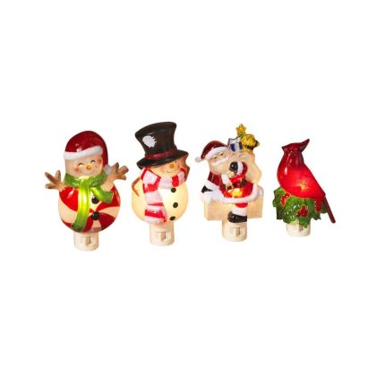 Gerson 2303390 Indoor Christmas Decor Light, 6.3 Inch, Assorted