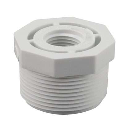 Genova 34355 Reducing Bushing, 1-1/2 Inch x 1/2 Inch, White