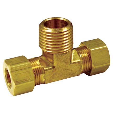 Homeplus+ 6JC126310701024 Compression Branch Tee, Brass