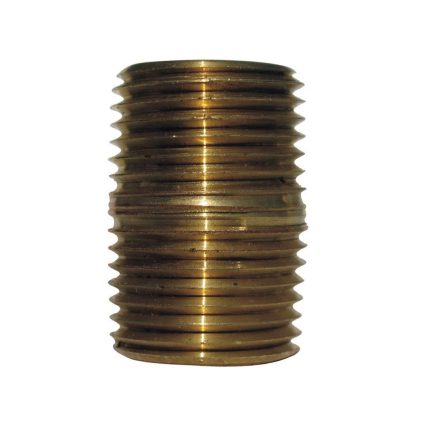 Homeplus+ 6JC126310701030 Close Nipple, Brass