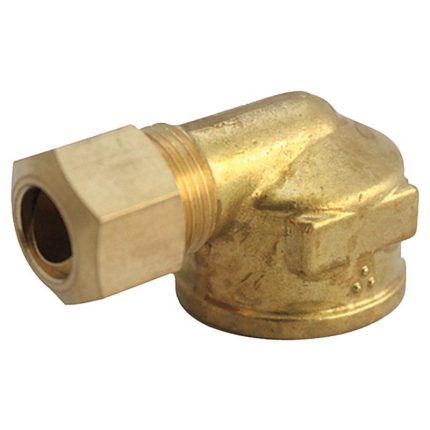 Homeplus+ 6JC121010711038 Compression 90 Degree Elbow, 3/8 Inch x 1/4 Inch