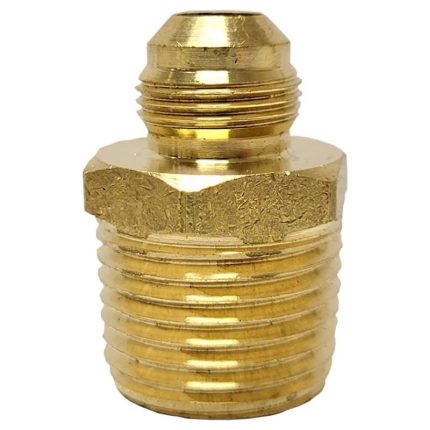 Homeplus+ 6JC120110701084 Fine Thread Flare Connector, 3/8 Inch x 1/2 Inch