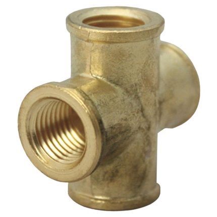 Homeplus+ 6JC120810701052 Pipe Cross, 1/4 Inch