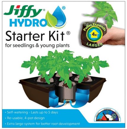 Jiffy JH4-8 Hydro Seedlings Starter Kit