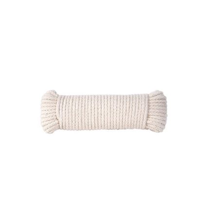 Koch 5620725 Braided Cotton Clothesline, White, 7/32x100'