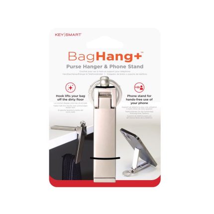 KeySmart KS822-SS BagHang Plus Phone Stand