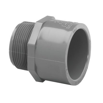 Lasco 036424 Pipe Adapter, 1-1/2 Inch, PVC