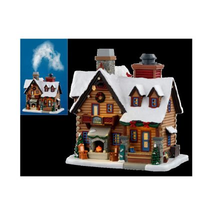 Lemax 05698 Thicket Falls Cabin Figurine, 4.5 V Adapter