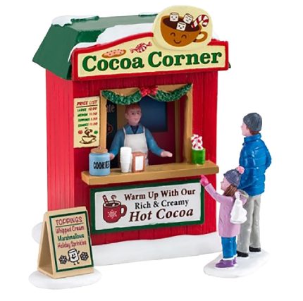 Lemax 13571 Christmas Cocoa Corner, Resin