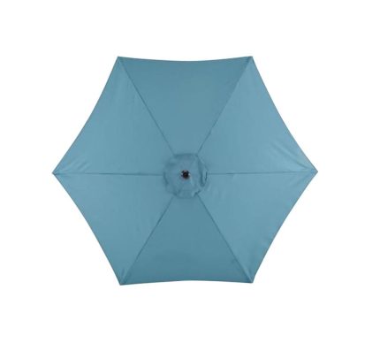 Living Accents UUS54BC-CA Hattington Umbrella, Blue, 9 Ft