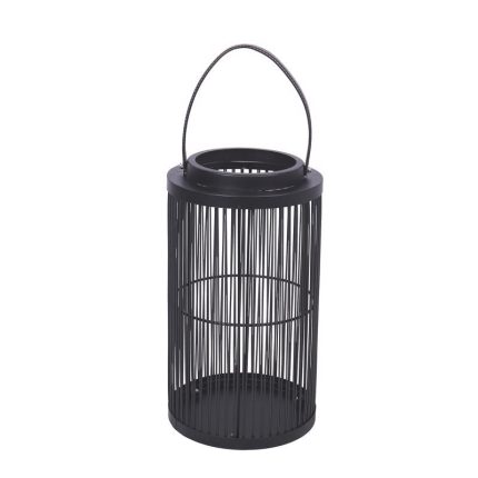 Luminous Garden ZAC2SP42301 Lantern, Black, Plastic