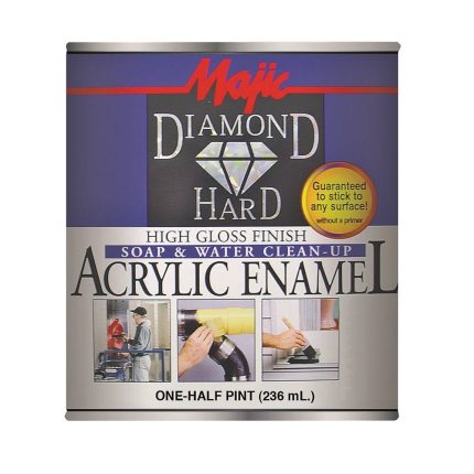 Majic 8-1505-4 Diamond Hard Enamel Paint, 0.5 Quart