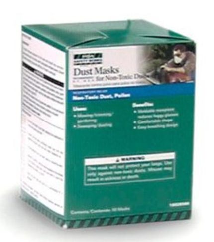 MSA Safety Works 10028560 Non Toxic Dust Mask, 50 Pack