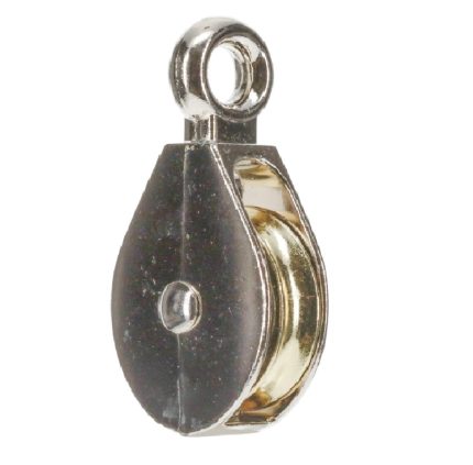 National Hardware N100-335 Pulley, Nickel