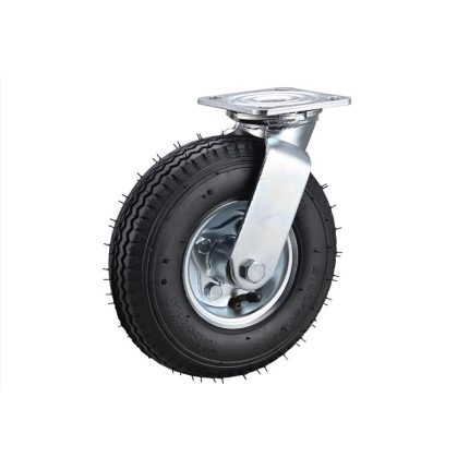 Projex 9794 Swivel Rubber Pneumatic Caster, 8 inch, 220 Lb