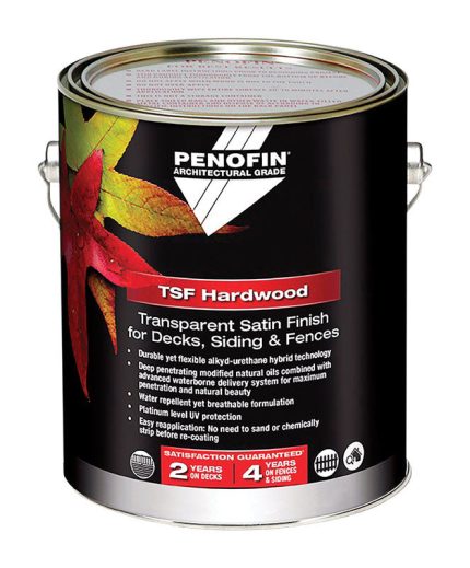 Penofin FAHIPGA TSF Hardwood Transparent Water-Based Wood Stain, IPE, 1 Gallon