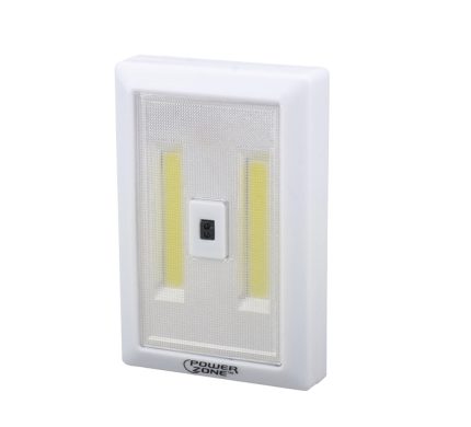 Power Zone 12759 Motion-Sensor LED Light Switch, White