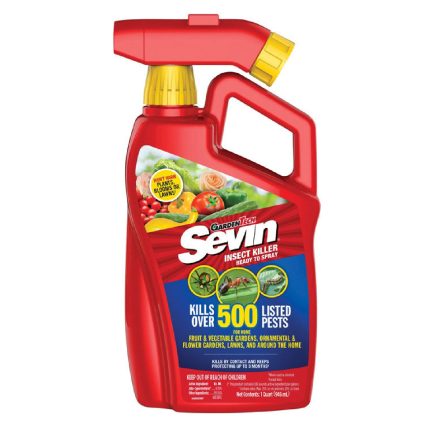 Sevin 100525781 GardenTech Ready-To-Spray Insect Killer, 1 Quart