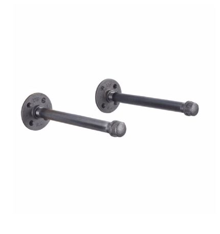 STZ 366128LGBRKT-2 Shelf Bracket, Black