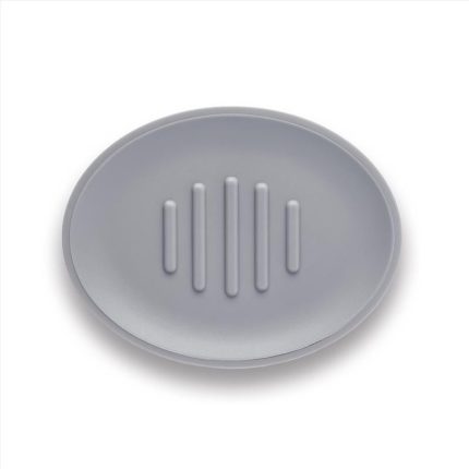 Sttelli BEA-SDI-GRA Belize Soap Dish, Grey, Plastic