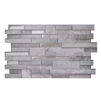 Smart Tiles SM1220D-02-QG Adhesive Wall Tile, Vinyl