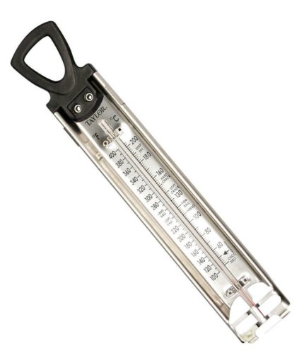 Taylor 5983N Candy & Deep Fry Thermometer, Stainless Steel, 12