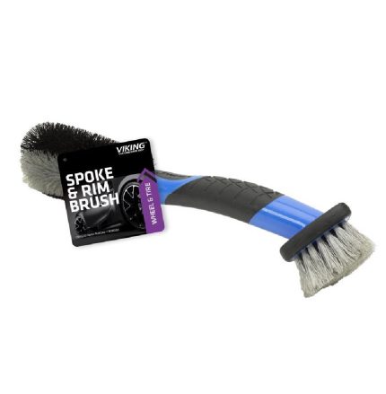 Viking 958700 Auto Wheel Detail Brush, Non-Slip Rubber