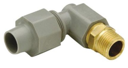 Zurn QBEA32MNG Pex Elbow Adapter 1/2X3/8M